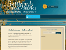 Tablet Screenshot of battlefordsfuneralservice.com